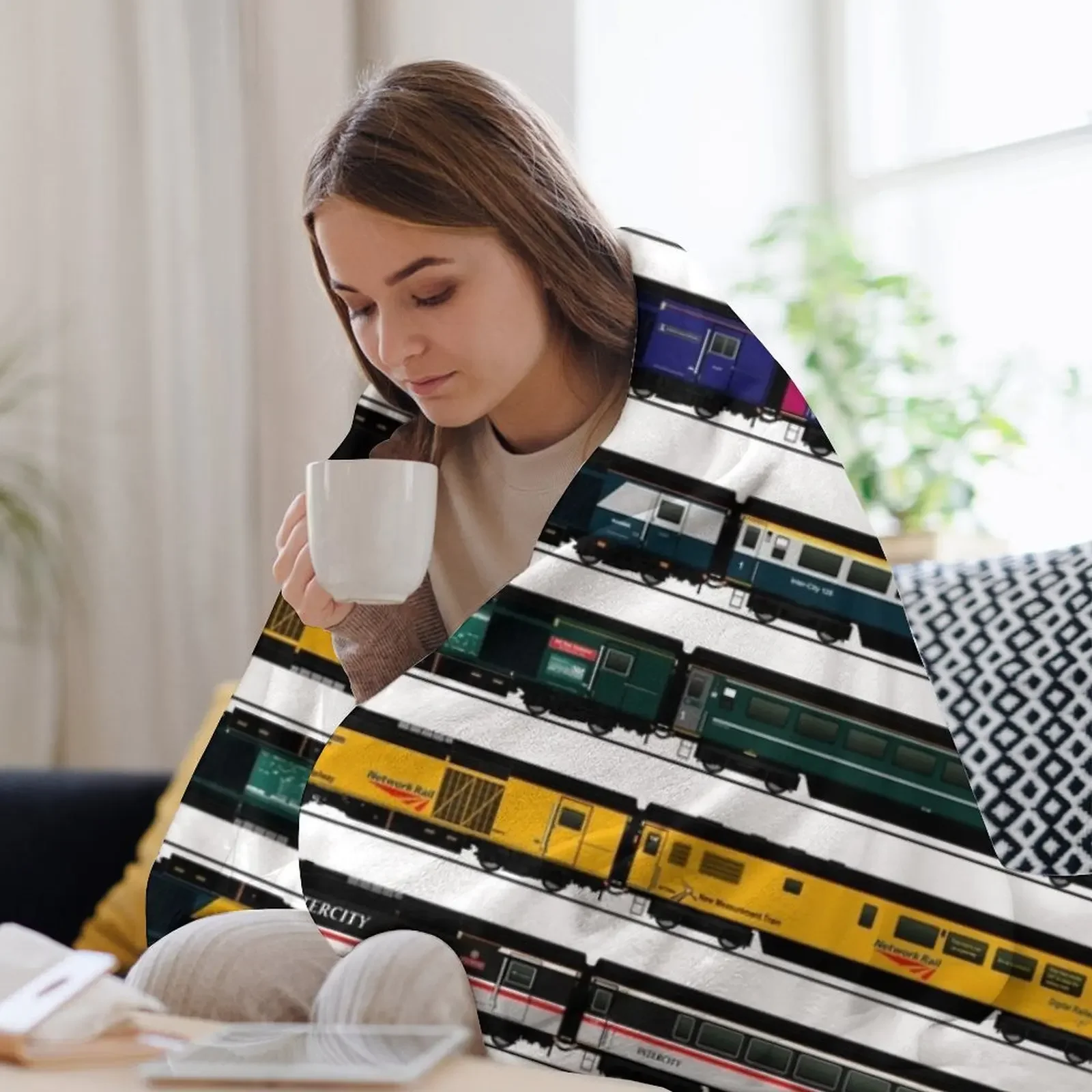 КЛАСС 43 INTERCITY 125 одеяло LOCOMOTIVES летнее постельное белье винтажные одеяла Retros