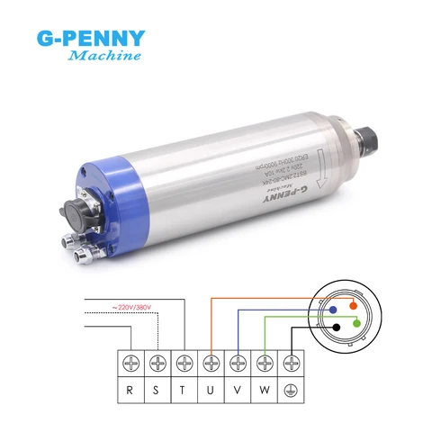G-PENNY 2.2KW ER20 D80 водяное охлаждение  шпиндель двигателя