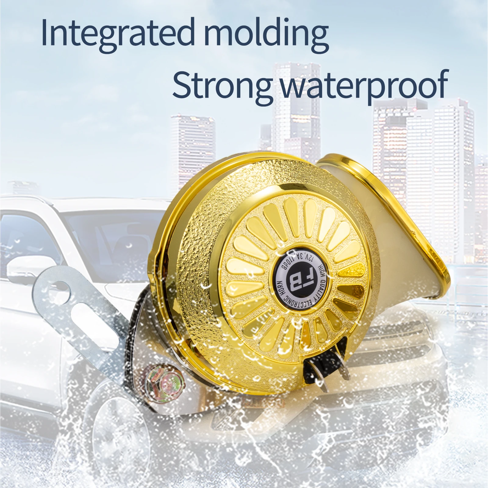 Автомобильные звуковые сигнала FARBIN супер громкий звуковой сигнал с 3 звуками 130