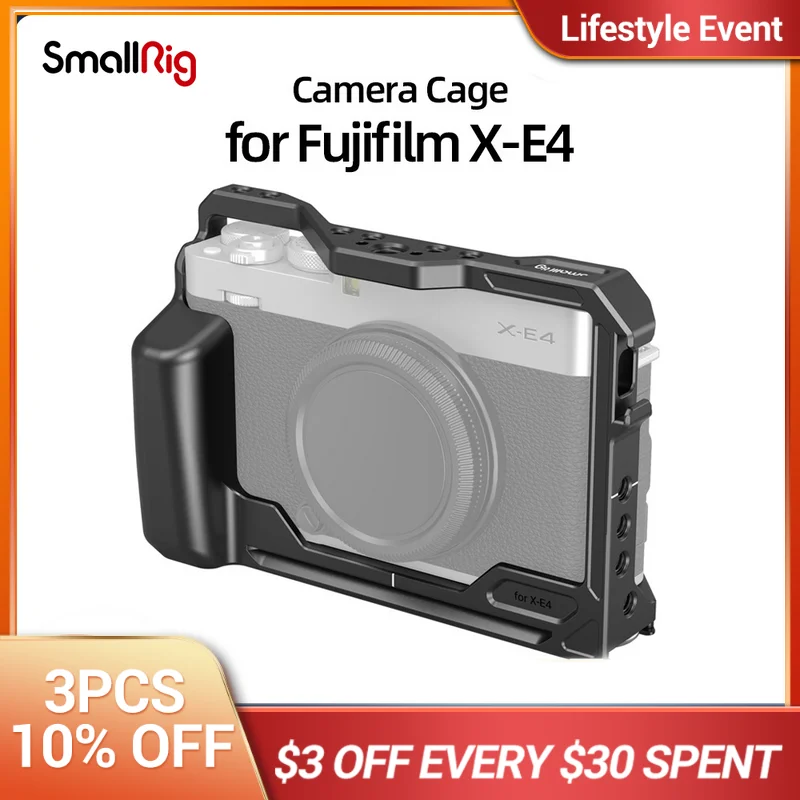 SmallRig Camera Cage for Fujifilm X-E4 With 1/4