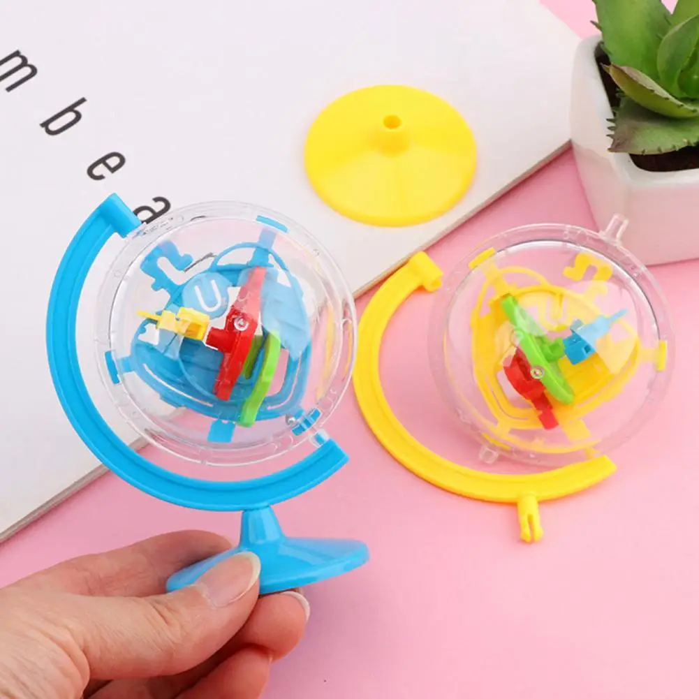 

Develop Concentration Ability Multifunctional Fun Children Breakthrough Game Maze Ball Globe Maze Toy for Unisex