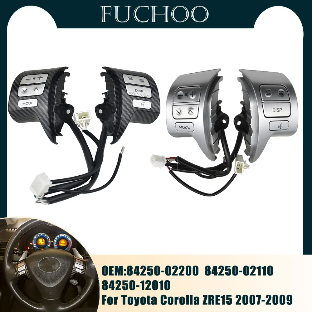 

Автомобильные аксессуары, Многофункциональный Bluetooth переключатель управления аудио на руль 84250-02200 84250-02110 для Toyota Corolla 2007-2016