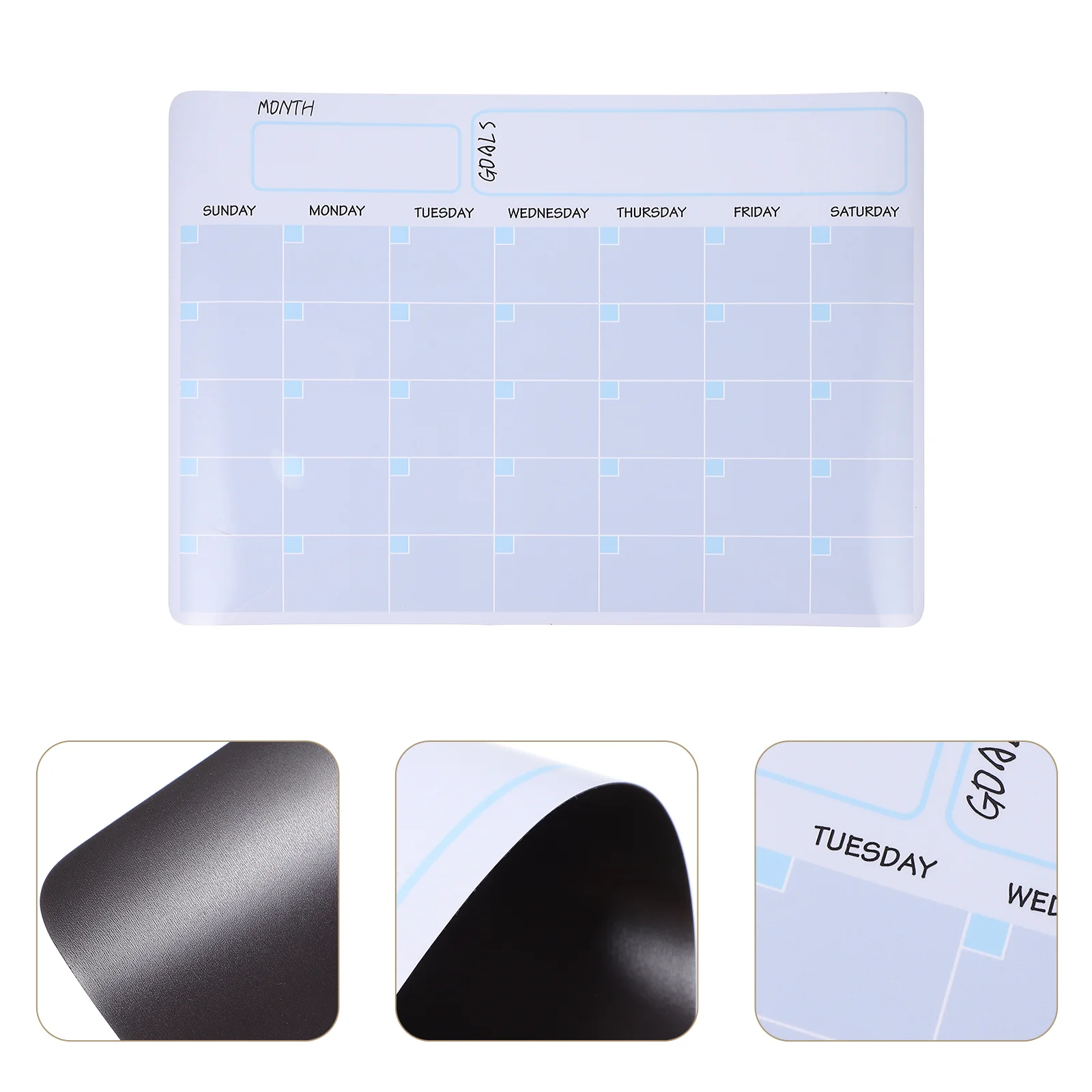 

Calendar Fridge Planner Magneticrefrigerator Sticker Erase Dry Board Schedule Weekly Whiteboard Meal Wall Plan Monthly Magnet