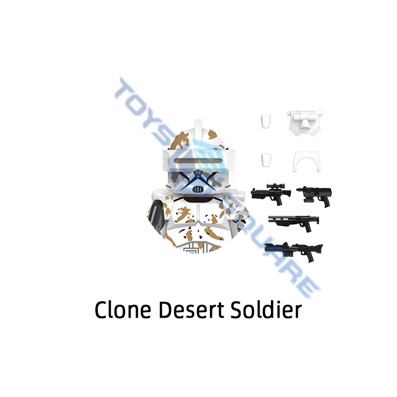 Конструктор солдат пустыни DISNEY модель батальона кубики MOC Подарочные игрушки для