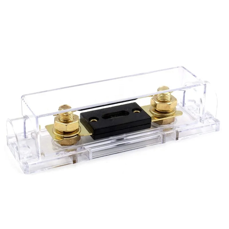 

Solid Brass 0/2/4 Gauge 100Amp ANL Fuse Holder With 100Amp Fuses For Auto Car