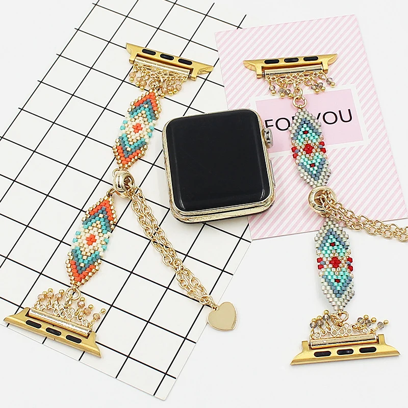 For Apple Watch band Series 7 45mm Strap 41mm 44mm 40mm 42mm 38mm apple watch 7 Metal Bracelet smart watchband iWatch 6 5 4 3 se