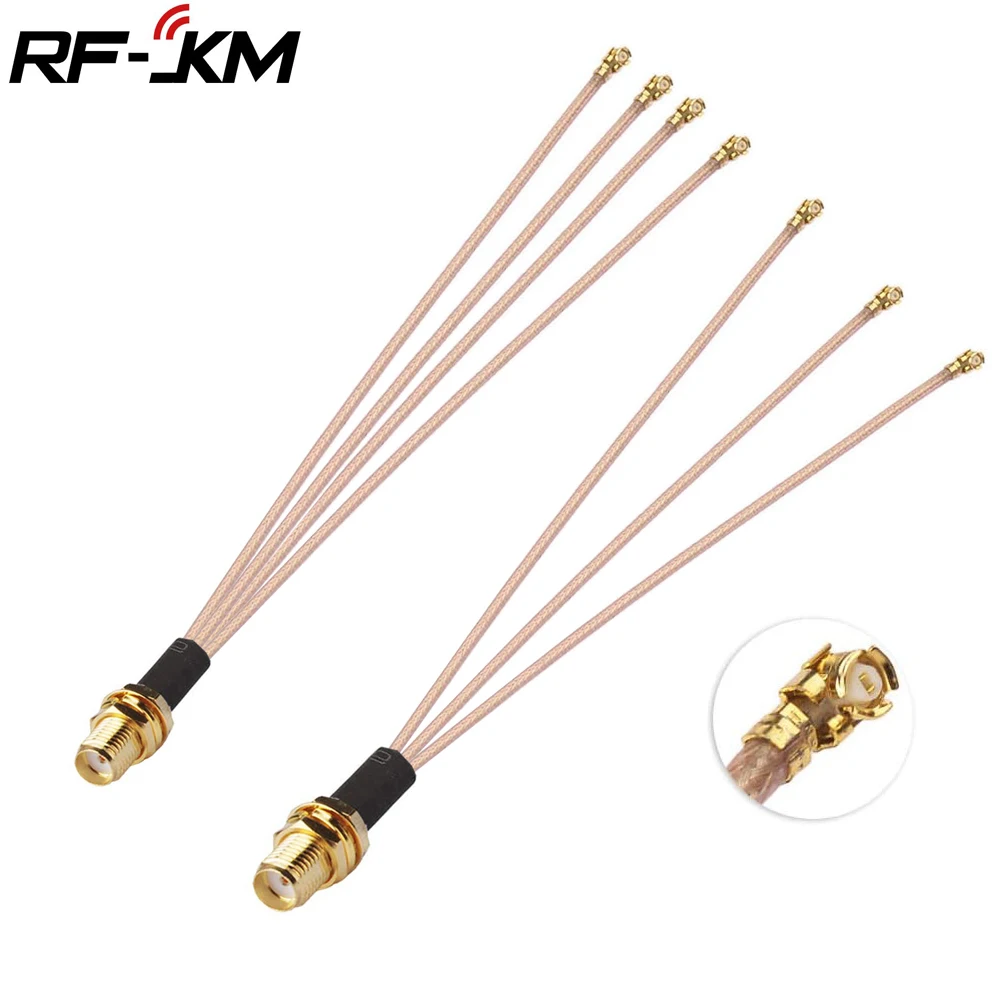 1 шт., переходник с гнезда SMA на гнездо 3 u.FL IPX IPEX1