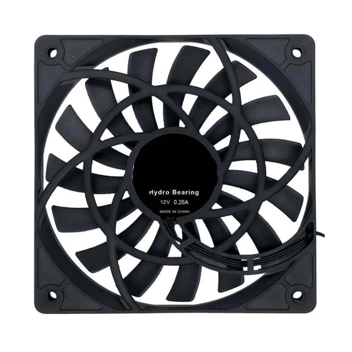 

Mute 120mm 12cm PWM Cooling Fan Slim 12mm,New 120X120X12mm DC 12V 0.25A 1400RPM Computer PC Case Chassis Cooler