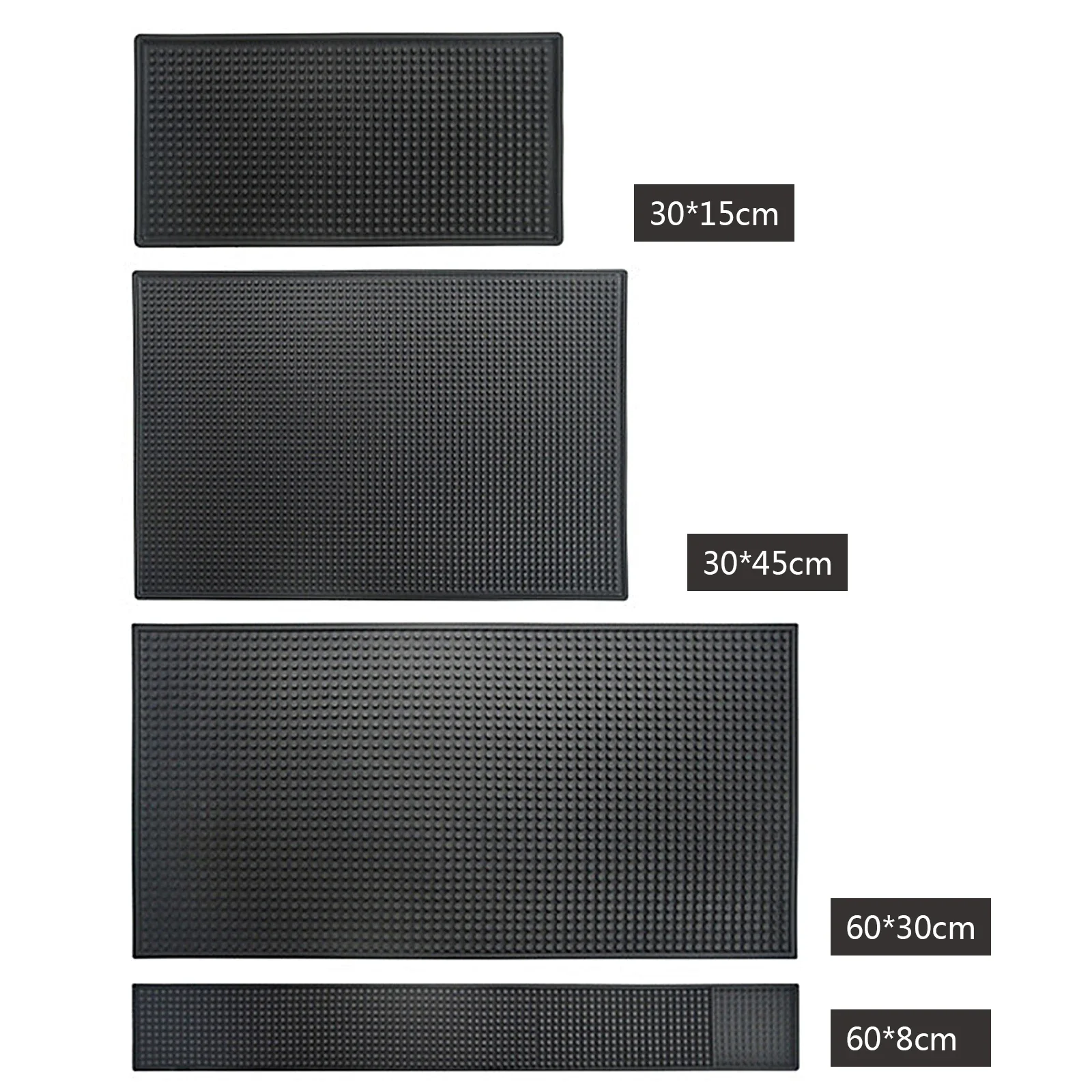 Водонепроницаемый Нескользящий Прямоугольный Силиконовый Резиновый Коврик Для