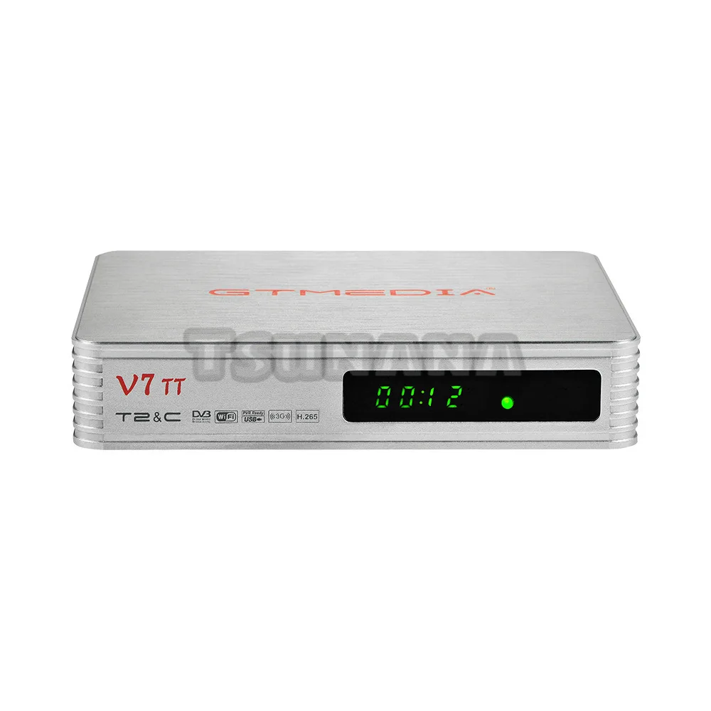 GTMEDIA V7 TT Terrestrial TV Receiver DVB-T2 Cable Decoders H.265 HEVC 10Bit Tuner USB WIFI TDT Set Top Box CCam Decoder Combo |