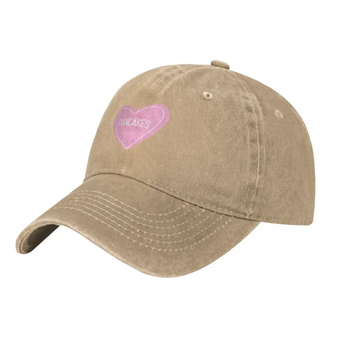 Бейсбольная кепка Pancakes Heart Snapback Cap шляпа для папы женская и мужская гольфа