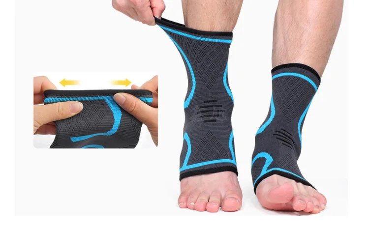 Фиксированный компрессионный фиксатор голеностопа для занятий спортом фитнесом