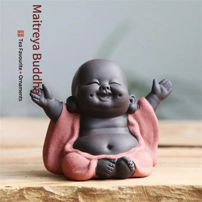 

Green Car Dashboard Maitreya Buddha Statue Durable Maitreya Buddha Ornament Miniature Figurine Maitreya Ornaments Exquisite