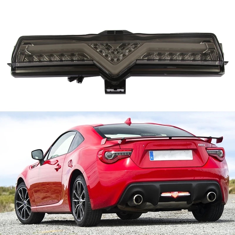 

LED Car Rear Reflector Tail Light Brake Lamp Assembly Accessories for For Toyota 86 / Subaru BRZ / Scion FR-S Smoke Len
