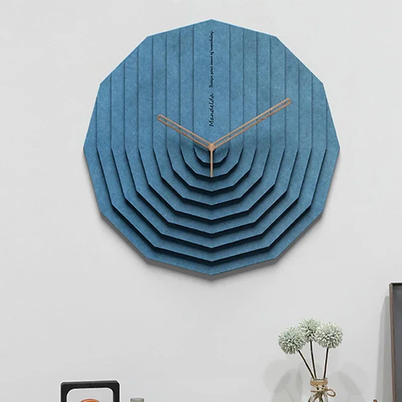 Horloge murale de luxe nordique pour cuisine Дизайн современный салон киловатт silencieux cadeau