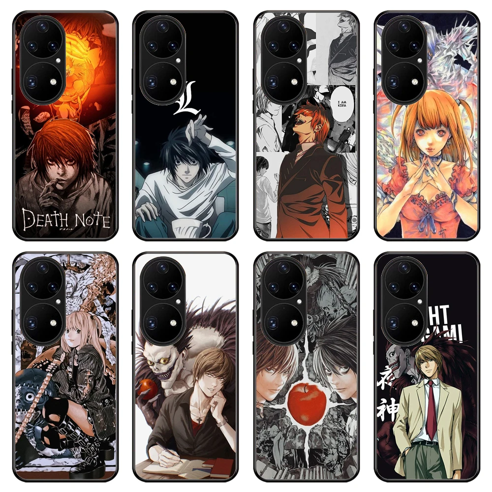 

Anime Manga Death Note Phone Cover For Huawei P30 P40 P50 Pro Mate40 40PRO PLUS HONOR 50Pro 50SE Phone Case