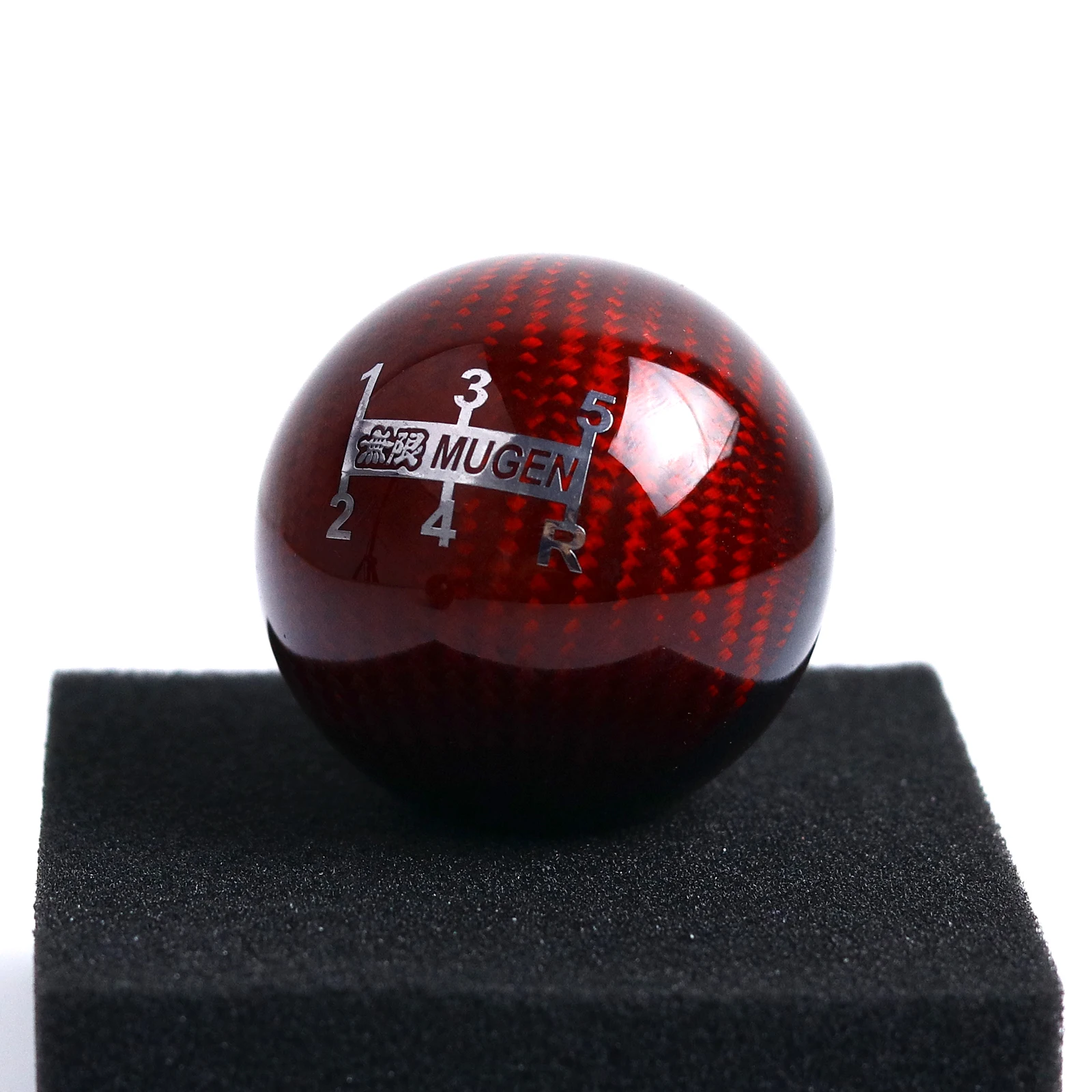 Ручка переключения передач Mugen 6/5 скоростей из углеродного волокна для Honda CIVIC Fit