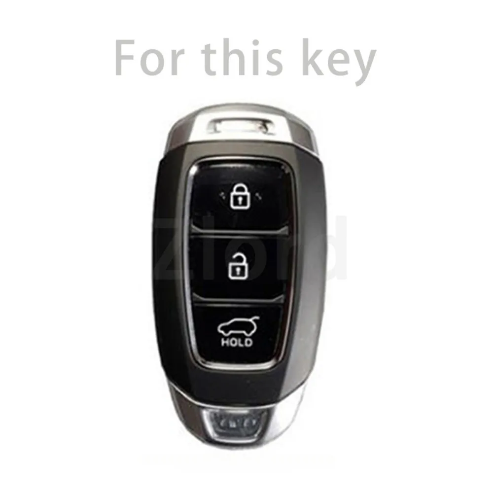 3-кнопочный чехол для ключей из ТПУ Hyundai I30 Ix35 KONA Encino Solaris Azera Grandeur Ig Accent Santa Fe Palisade