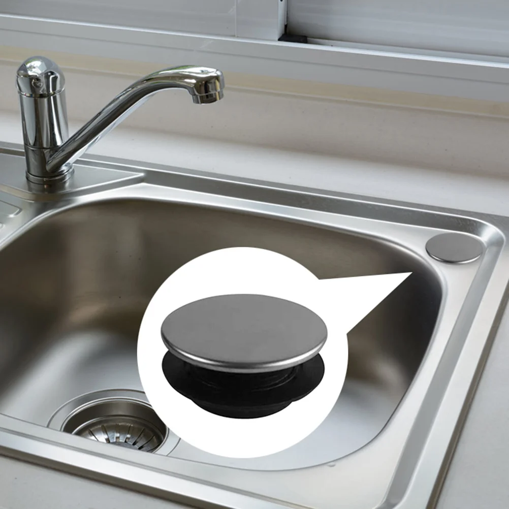 

3 Pcs Kitchen Sink Hole Cap Small Sink Bath Tub Plug Sink Bathtub Faucets Sink Hole Cover Wash Basin Sink Tap Hole Cover