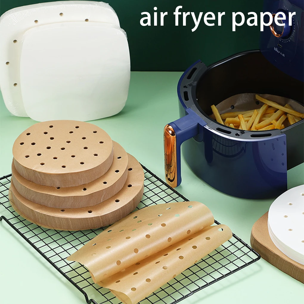 

230°C Heats Resistant Baking Oil-absorbing Mat Air-Based Fryer Silicone Paper Suitable for Making Bacon Breads