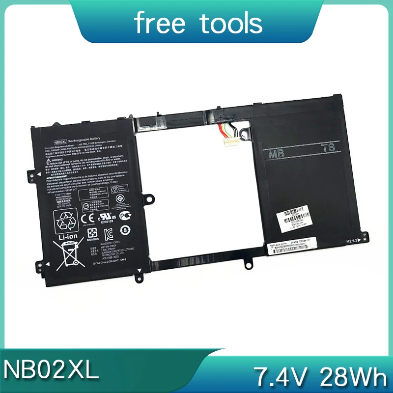 НОВЫЙ аккумулятор NB02XL 7 4 В 28 Втч для HP Pavilion X2 11-H010NR h000 HSTNN-YB5K TPN-Q128 722232 -005 726241 -851 -2C1