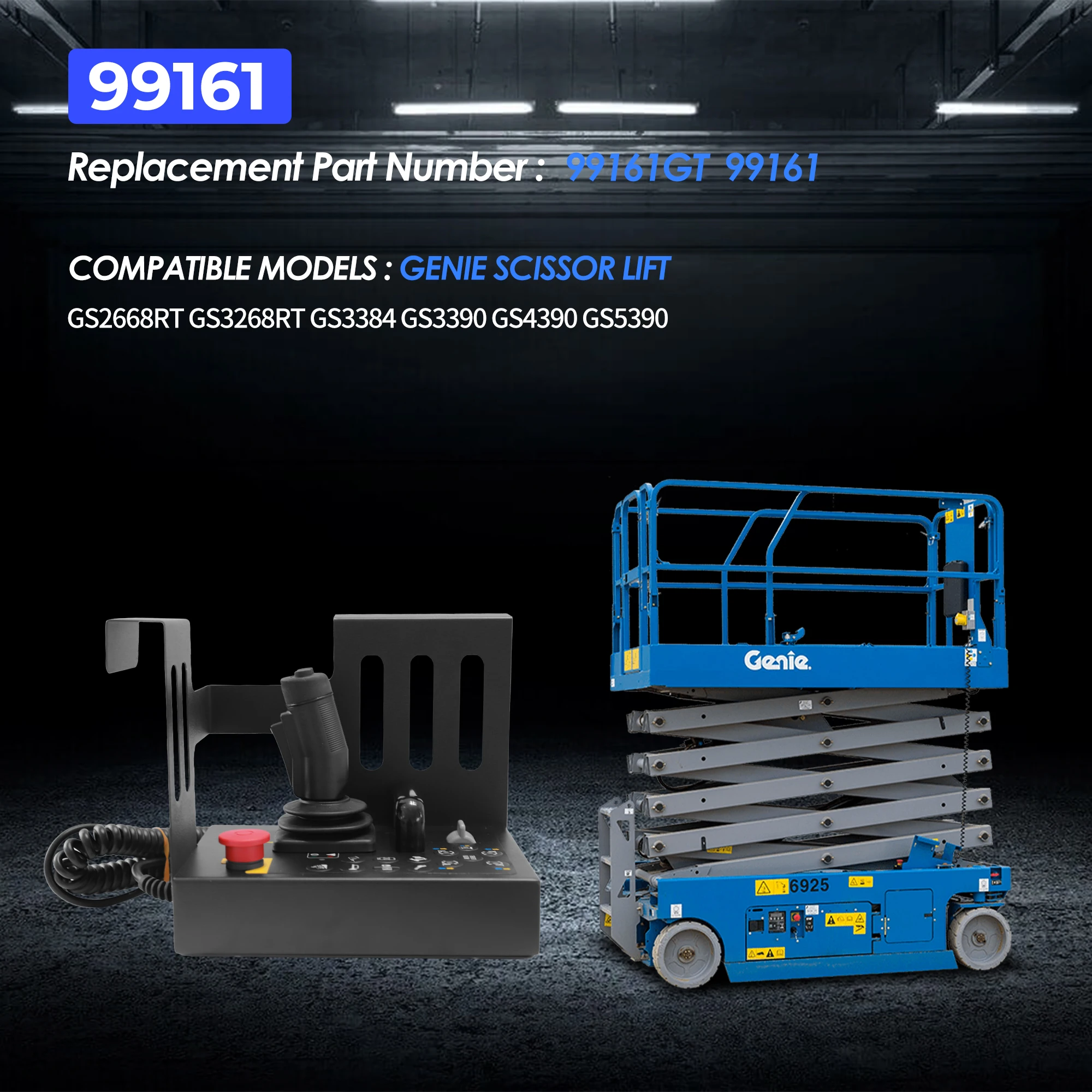 Фото Блок управления платформой 99161 99161GT для ножничных подъемников Genie Gen2 RT GS2668 GS3268 GS3384 GS3390/5390 №2