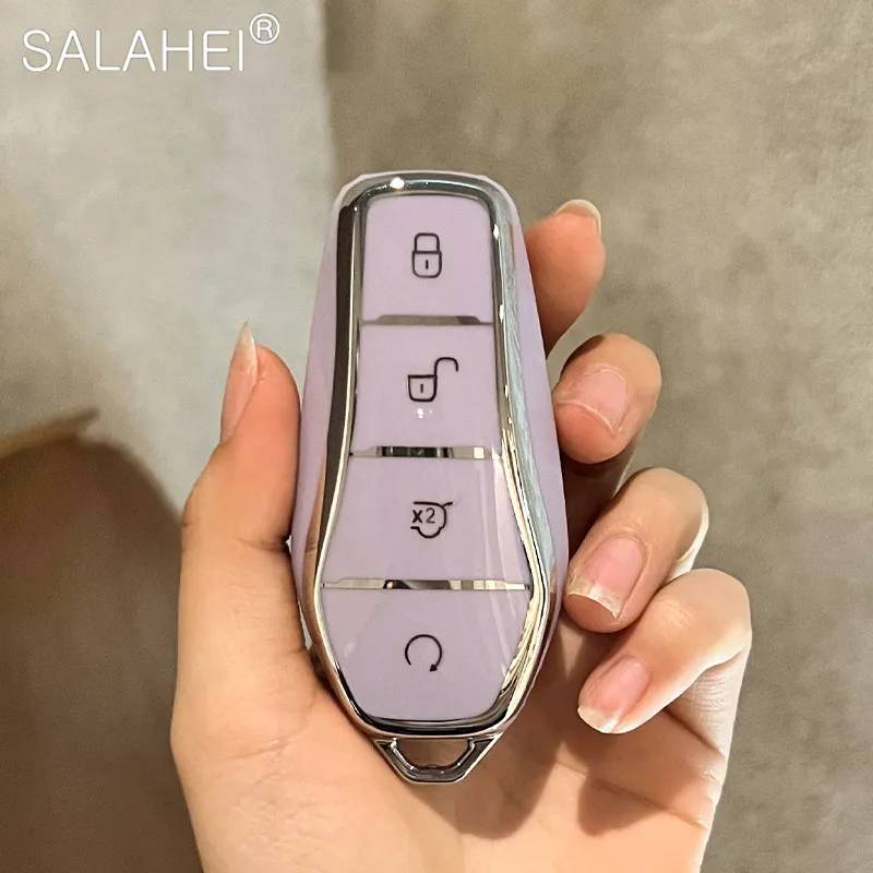 

Soft TPU Car Smart Key Case Full Cover Protection Shell Holder For BYD Song Qin Han EV Tang DM 2018-2022 Auto Remote Accessories