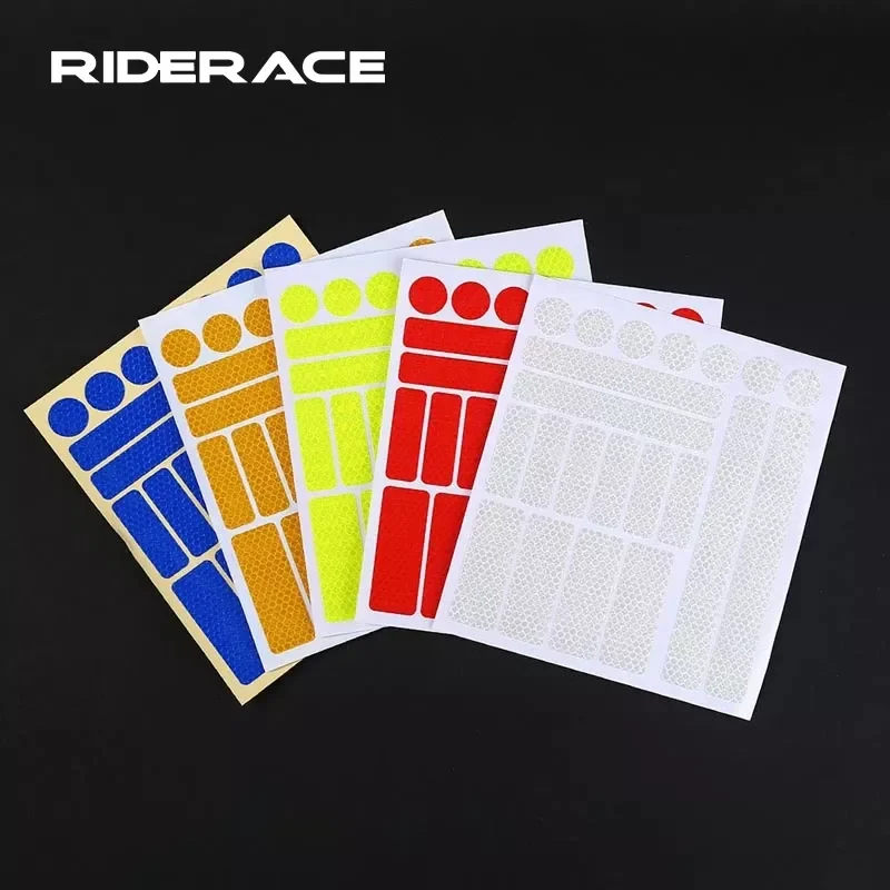 

Reflective Tape Bicycle Adhesive Stickers Safety Decals Fluorescent Cycling Bike Wheel Frame Strip Sticker Warning Reflective