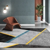 geometric abstract carpet simple modern living room bedroom coffee table floor mat room large carpet tapis customized