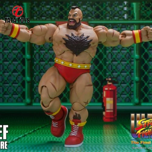

In Stock Original Storm Toys 1/12 Zangief 6-Inch Action Figure-Ultra Street Fighter Ii The Final Challengers Collection Model