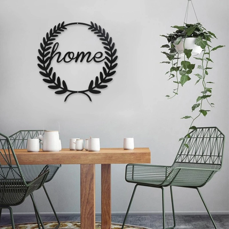 

Металлический домашний настенный художественный декор для помещений подвесные украшения для дома для кабинета спальни столовой офиса