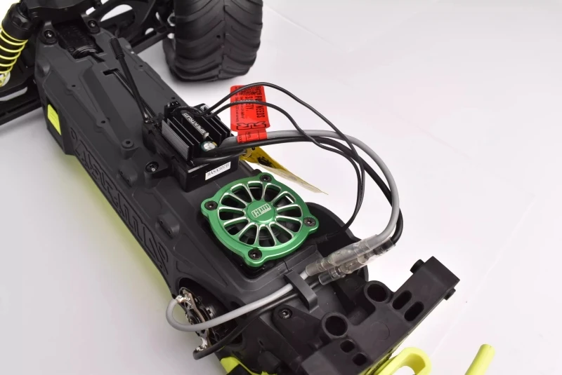 Вентилятор охлаждения с металлической рамой для ARRMA 1/10 горгон 4X2 MEGA 550 щеточный