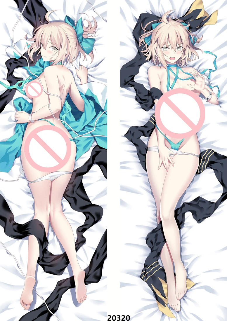 

60x180cm Japanese Anime Dakimakura FATE Hugging Body Pillowcase DIY Custom Throw Long Cushion Cover Peach Skin Pillow Case Gift