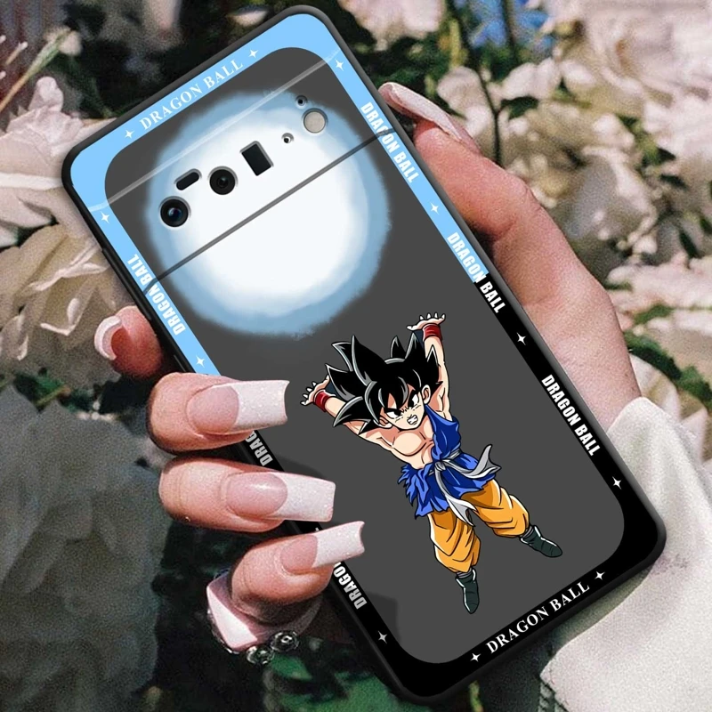 For Google Pixel 5G 6 6a 7 5 5a 7a 4a 4 3 XL 6Pro 7Pro 4G 4XL 3XL Pixel6a Case Dragon Ball Z Son Goku Majin Buu