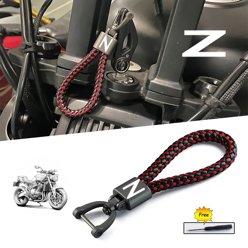 

For Kawasaki Z650 Z750 Z800 Z900 Z1000 Z250 Z400 Motorcycle High Quality Accessories Keyring Zinc Alloy Keychain Custom Logo