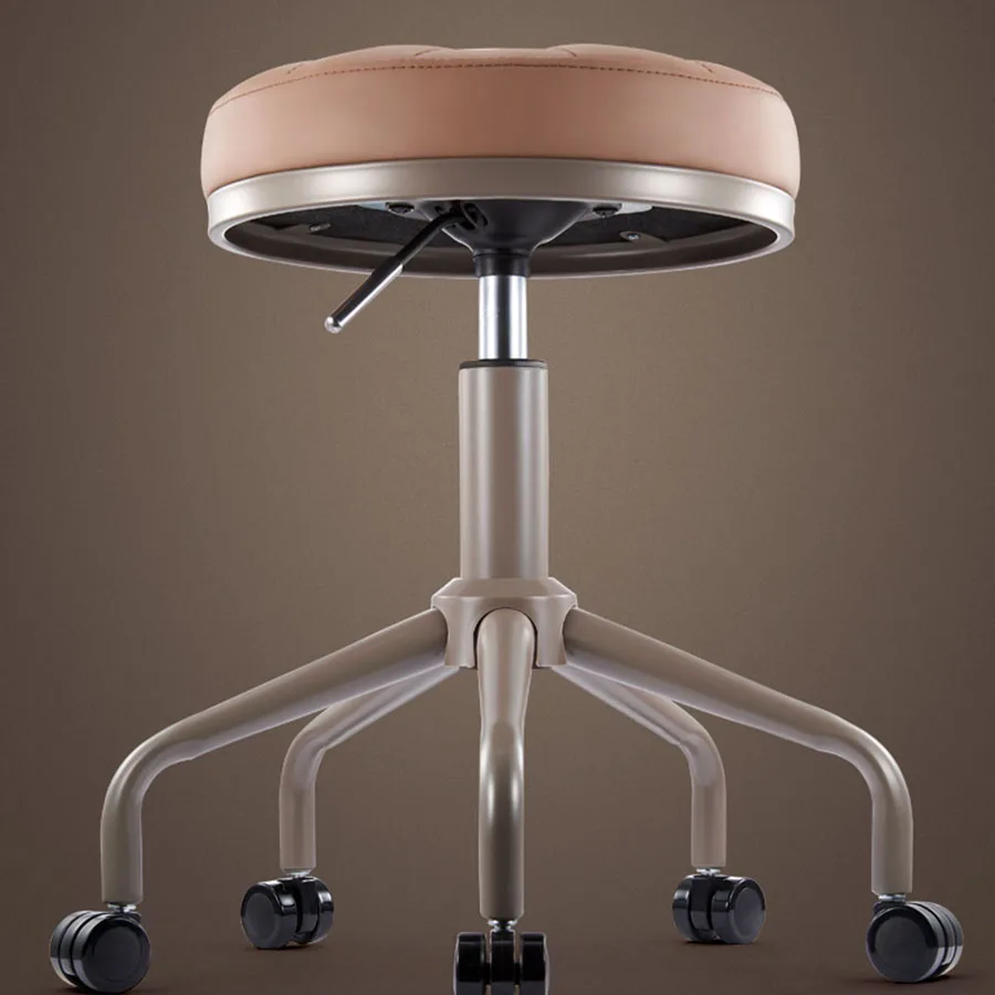 Многофункциональный парикмахерский стул гидравлический роскошный серый