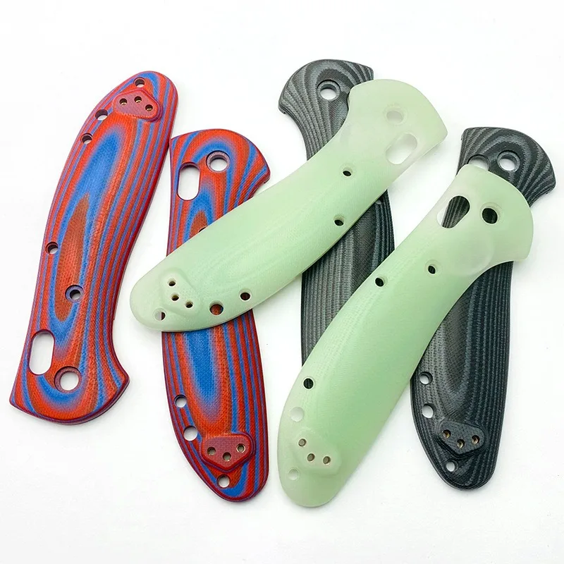 Un par de básculas G10 personalizadas para Benchmade Griptilian 551 manijas piezas de cuchillos plegables hacer accesorios
