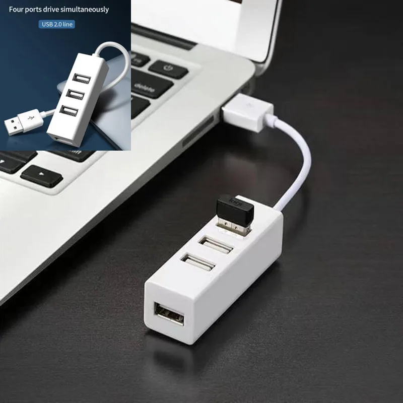 

4-портовый концентратор USB 2,0, мульти-разветвитель, расширитель, разветвитель для ноутбука, ПК, ноутбука, компьютера, аксессуары, мульти-порт, концентратор USB, 4 порта, адаптер s
