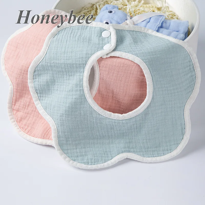 

Слюнявчик детский из муслина, 3 шт./Лот, фруктовый узор, впитывающая детская одежда