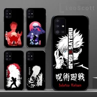 jujutsu kaisen satoru gojo anime phone case for samsung s22 s21 ultra a32 a51 a52 a71 a72 a50 a12 a21s s20 fe s10 plus