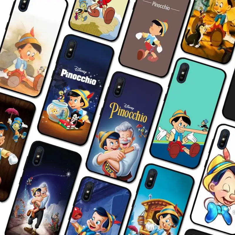 

Disney Pinocchio Phone Case for Redmi 5 6 7 8 9 A 5plus K20 4X 6 cover