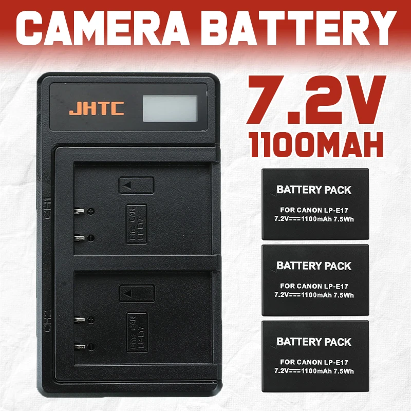 4 шт. Canon LP E17 LPE17 LP-E17 Battery1100mAh + USB двойное зарядное устройство для Canon EOS Kiss X8i 200D M3 M6 750D 760D 800D 8000D T6i T6s