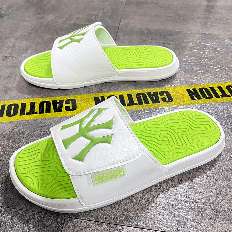 

Unisex Fashion Slippers Soft Bottom Summer Walking Sandals Men Womens Casual Beach Shoes Indoor Outdoor Open-toe Slides 35-46