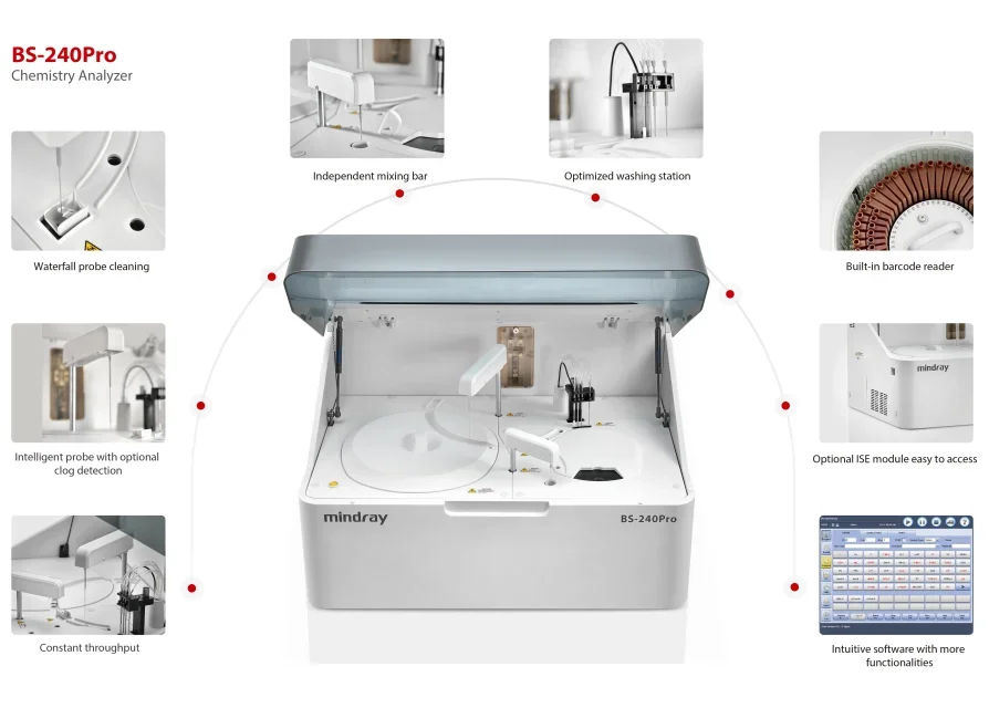 Миниатюрный Флюоресцентный биохимический анализатор с Hba1c Slimme функциональный