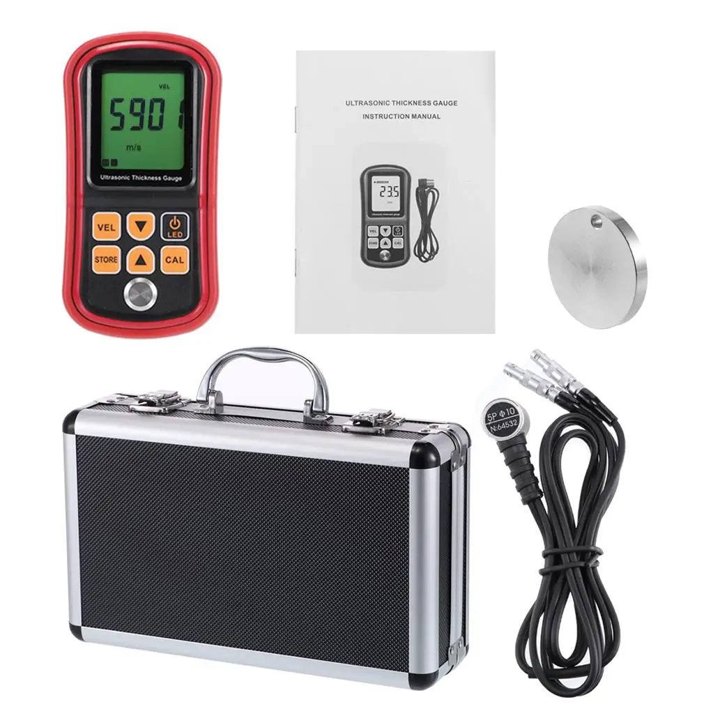 

Thickness Gauge Thick Meter Digital Tester Multifunctional Simple Operation Convenience LCD Screen Long-lasting