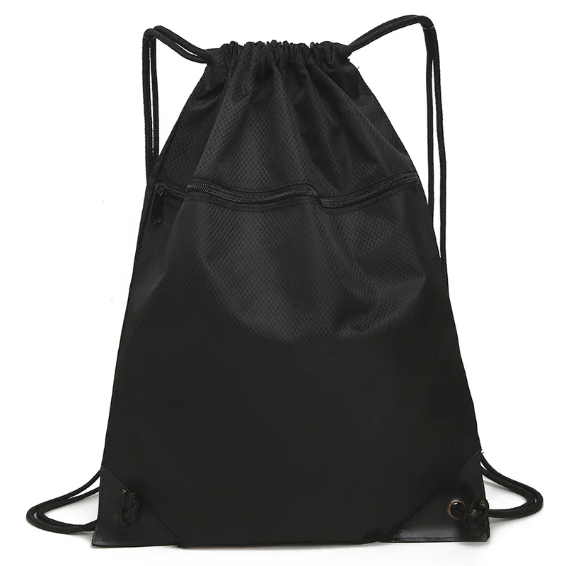 

40x35cm Waterproof Backpack Drawstring Gym Bag Travel Sport Bag Lightweight Camping Hiking Outdoor Black Bags
