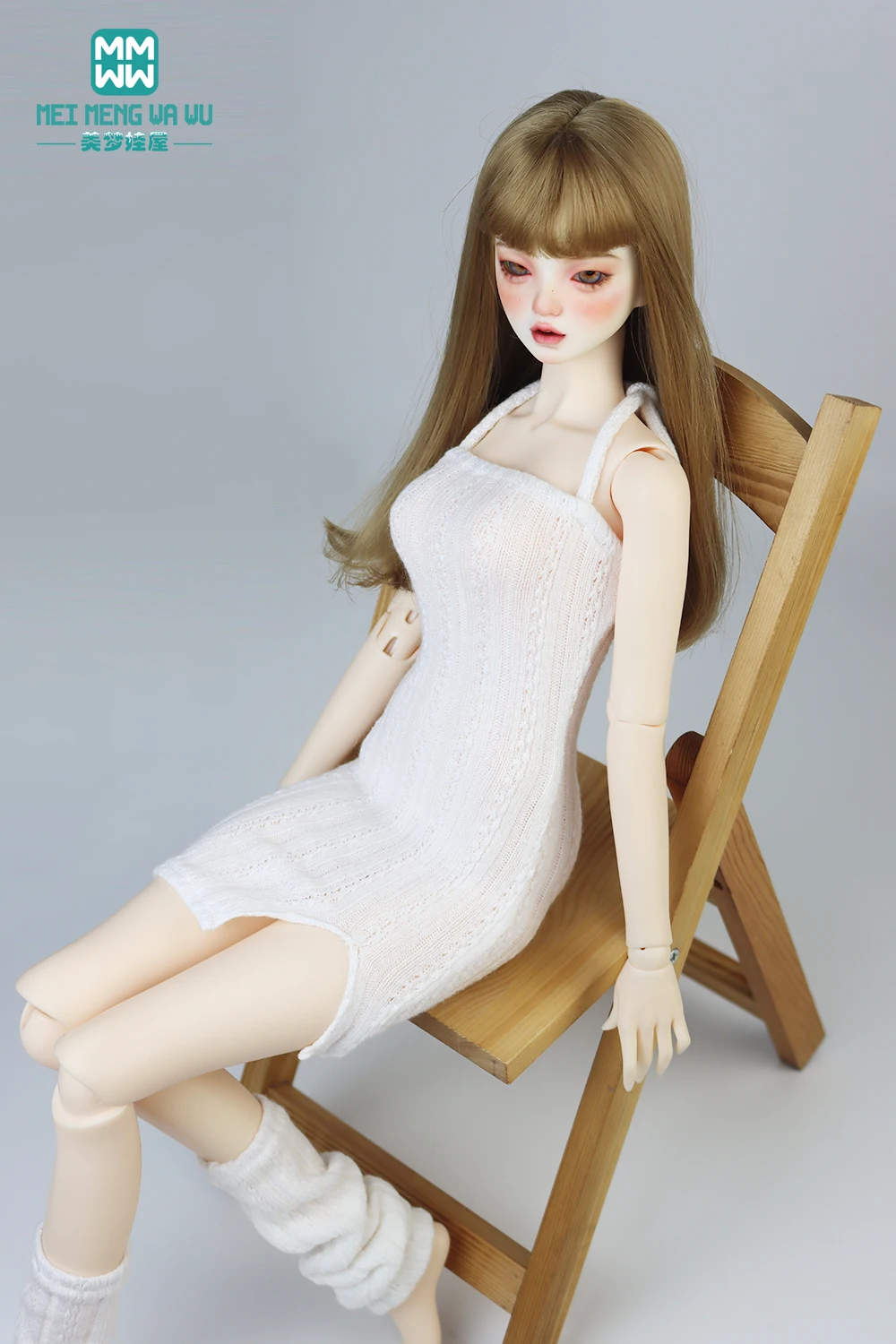 

58-60 см 1/3 BJD одежда, игрушка, аксессуары для кукол, Модная трикотажная юбка с разрезом