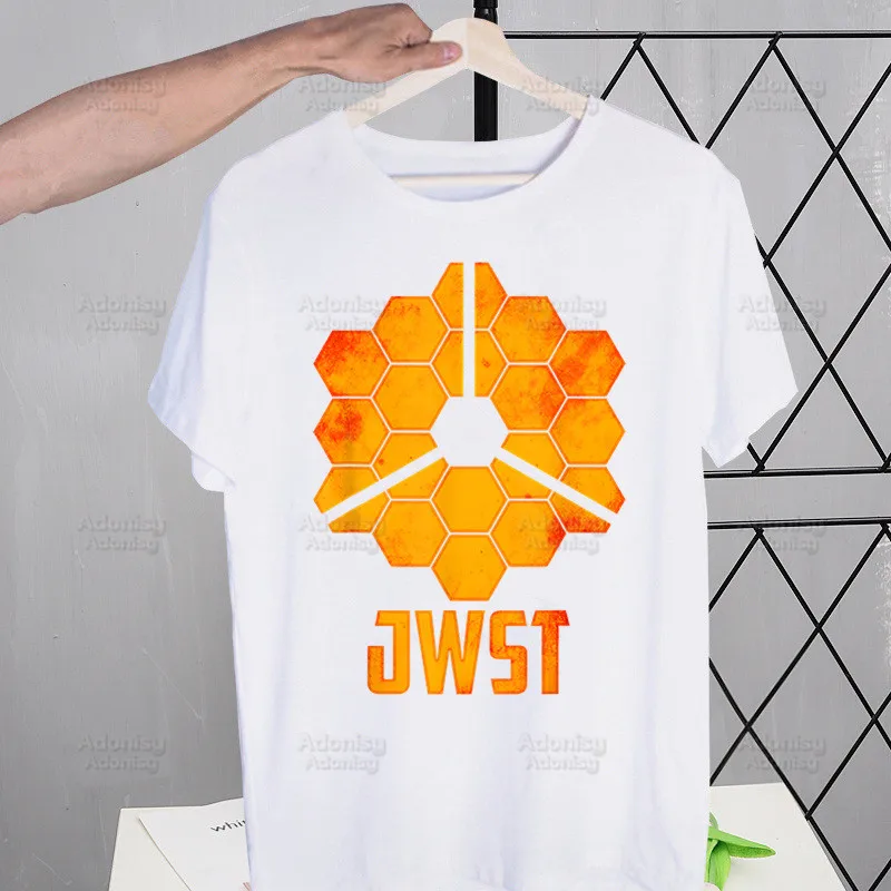 

James Webb Space Telescope T Shirt Fashion Summer Mens Short Sleeve JWST Science T-shirt Men Tops Exploration Astronomy Tshirt