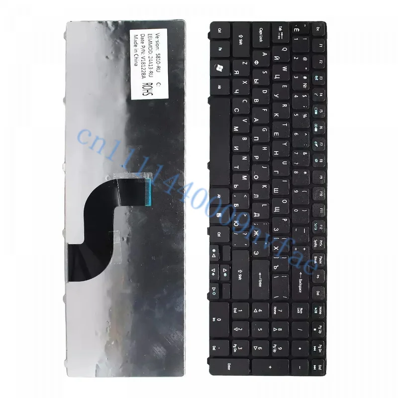 Фото Клавиатура для ноутбуков ACER 5810T 5820T 5750G 5742 5536TG 7741ZG/G Series 0.3 (RU/US) №4