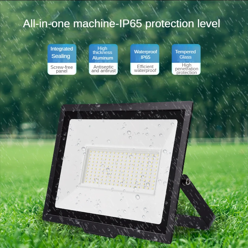

LED Floodlight 10W 20W 30W 50W 100W 150W 200W IP67 Waterproof 220V Outdoor Garden Projector Lighting Spotlight Wall Flood Lights